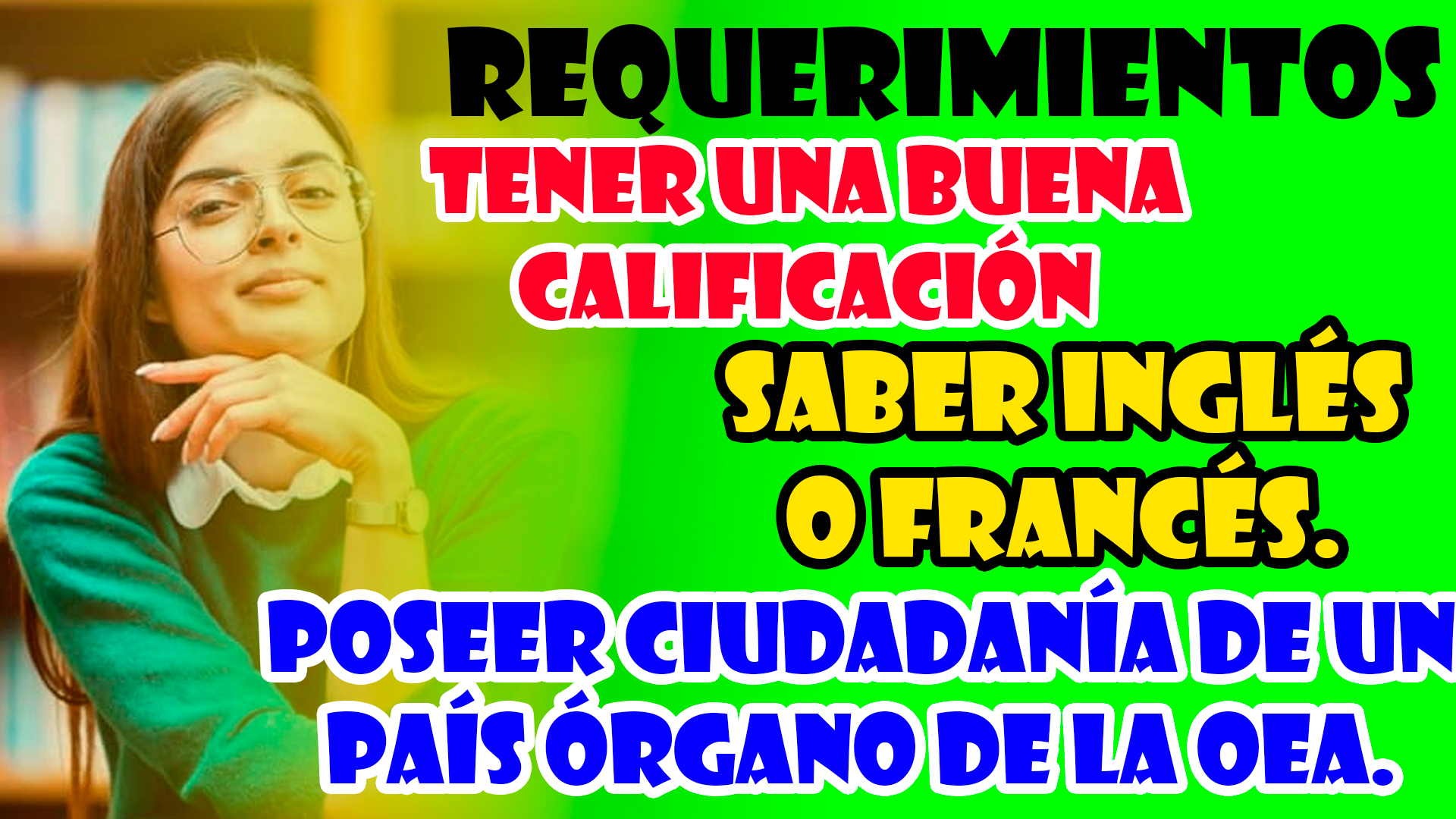 Becas de la OEA ofertadas para estudios de posgrado o investigación ️2026