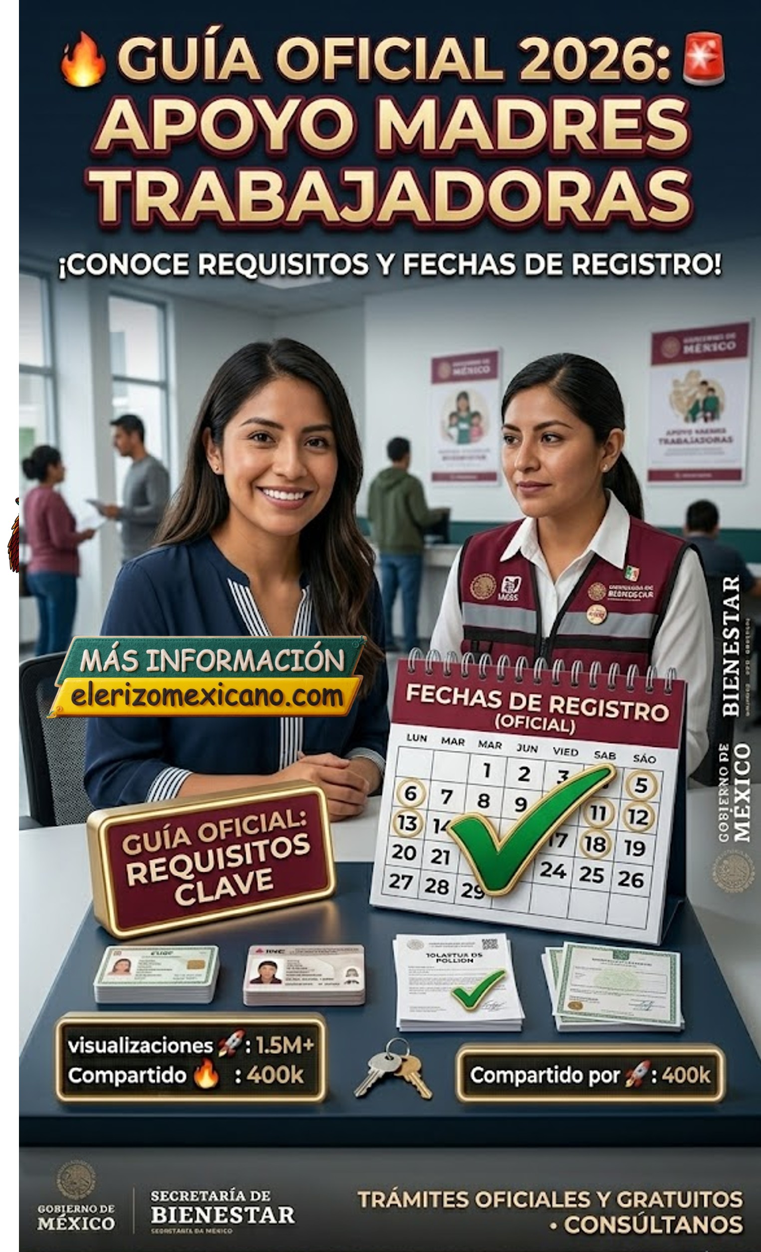 Pago Bienestar para Madres Trabajadoras: Guía de Registro y Montos ...