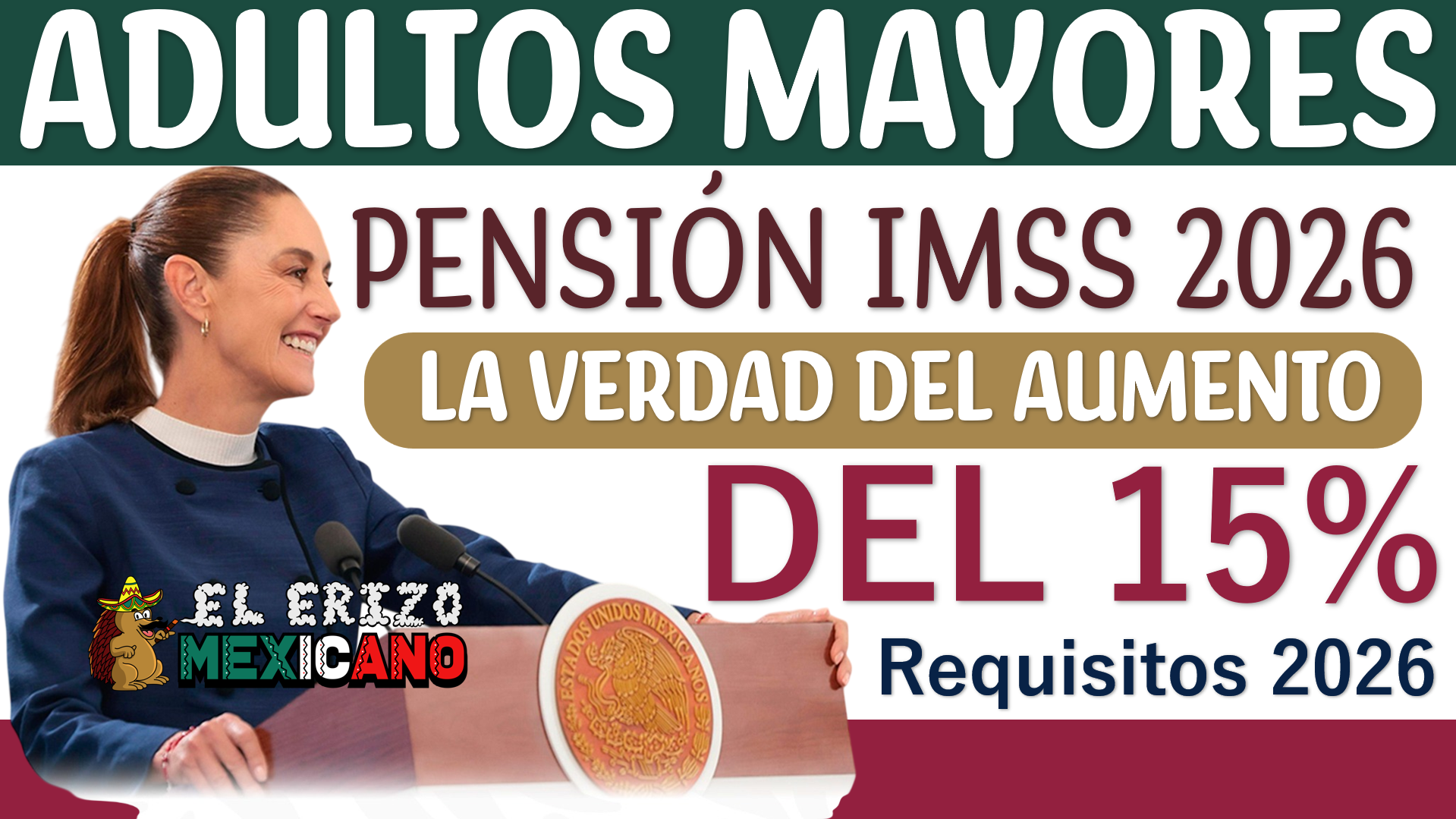 Pensión IMSS 2026 (Ley 73): La verdad del aumento de 15% por "apoyo de ...
