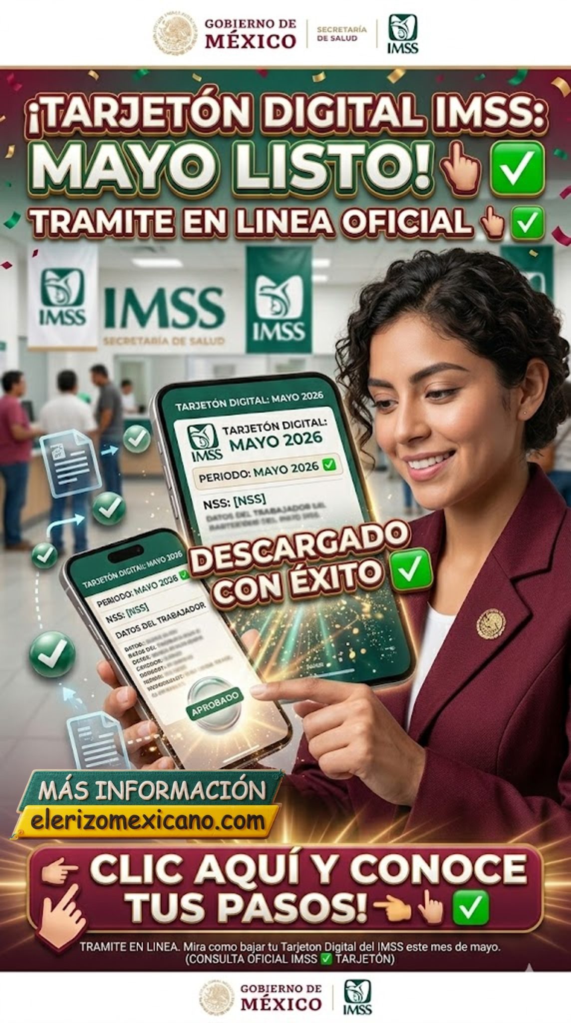 Tarjetón Digital IMSS Mayo 2026: Guía Paso a Paso para Descargarlo en ...