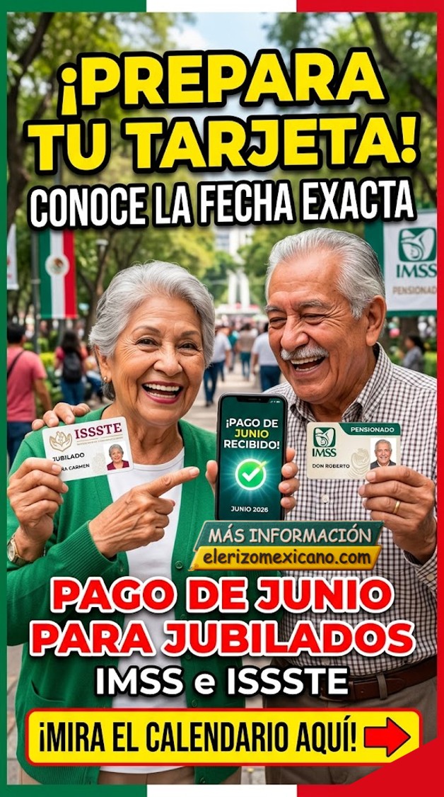 Pensión IMSS e ISSSTE Junio 2026: Cuándo Cae el Próximo Depósito ...
