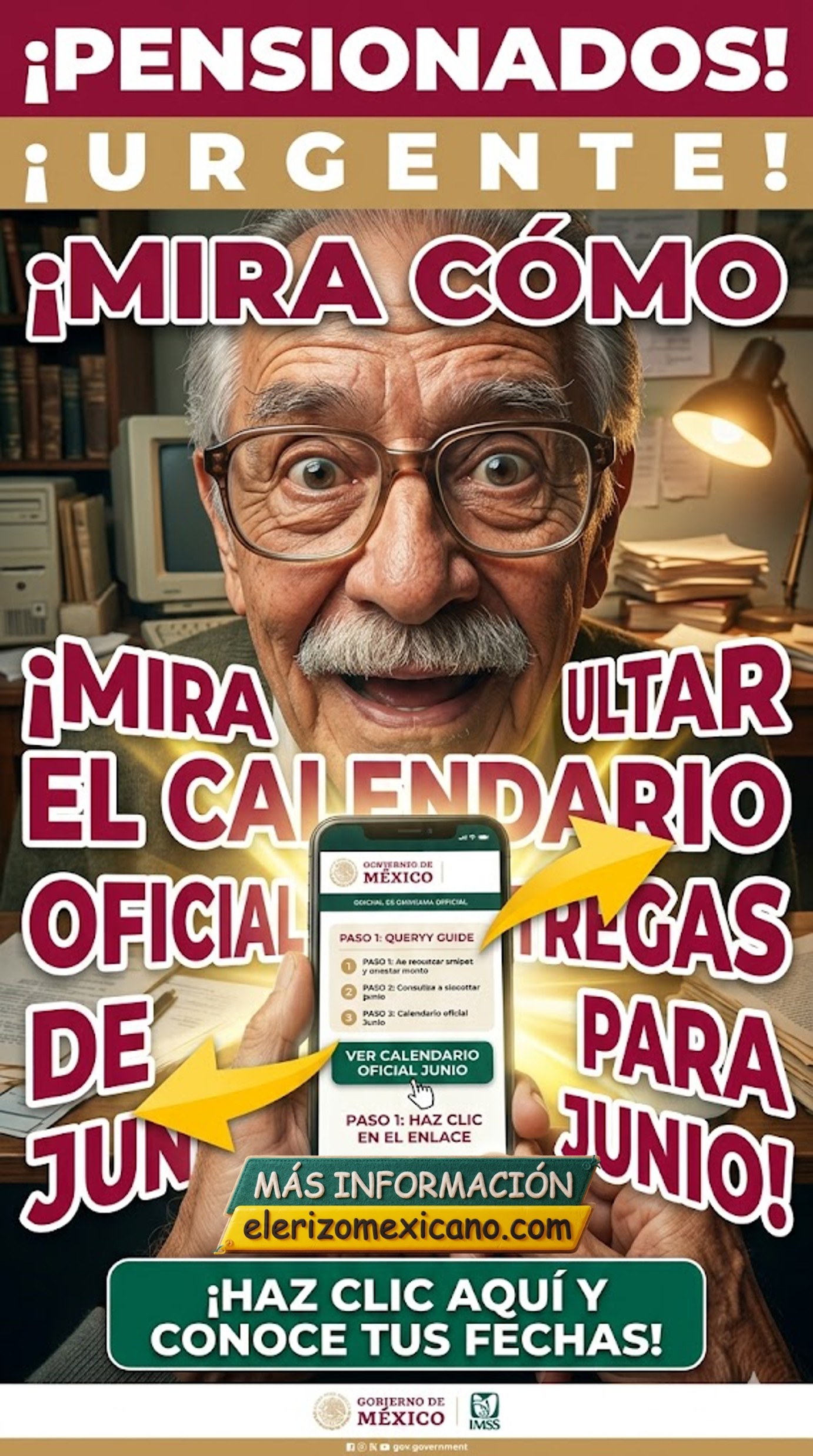 Calendario Pensión IMSS e ISSSTE Junio 2026: Cómo Consultar las Fechas ...