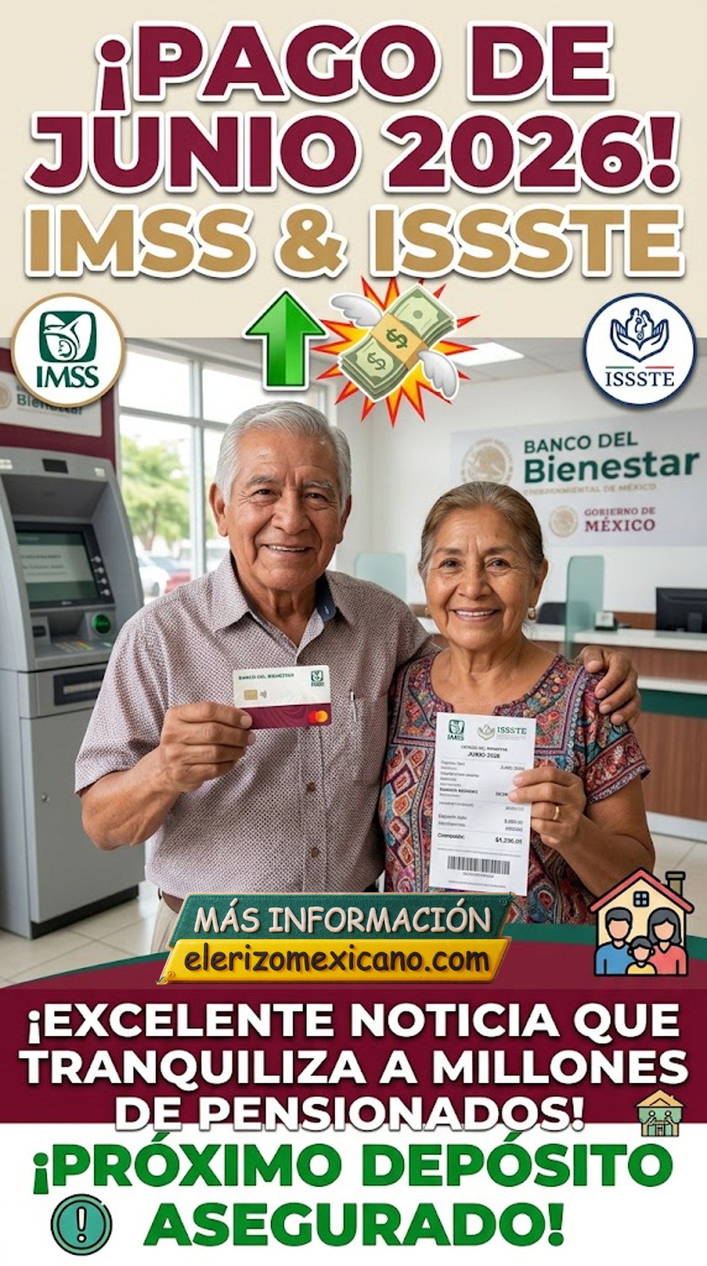 Pensión IMSS e ISSSTE Junio 2026: Aviso Oficial sobre la Próxima ...