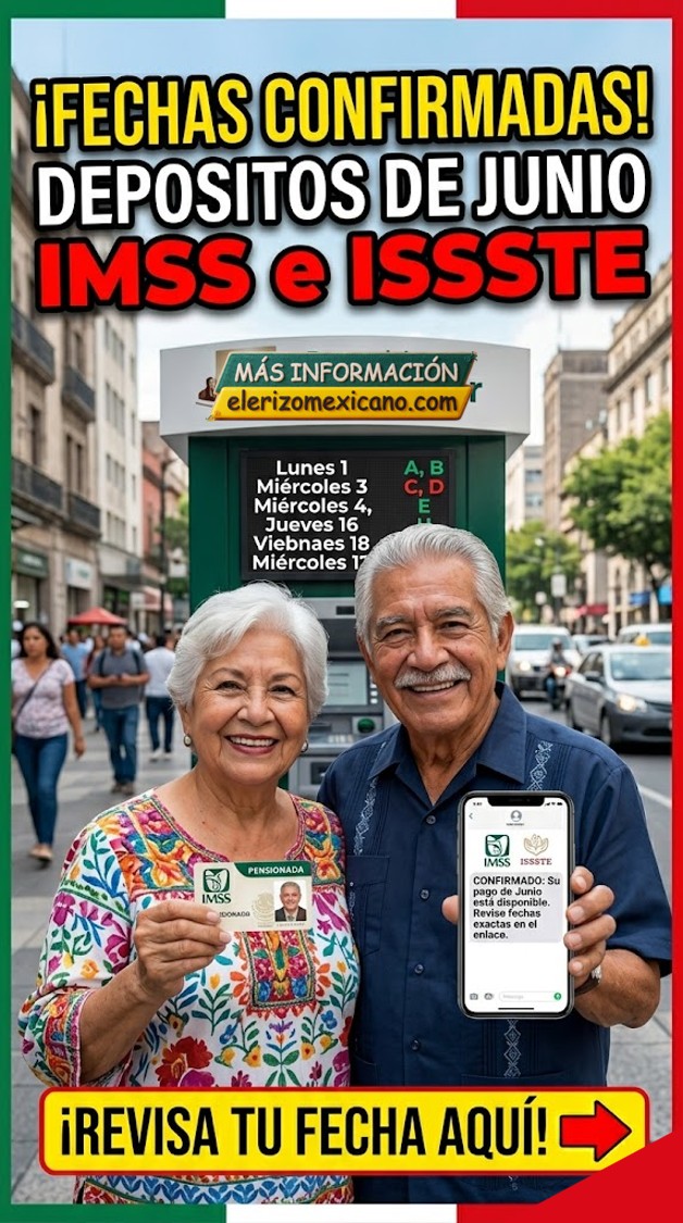 Pensión IMSS e ISSSTE Junio 2026: Cuándo Cae el Próximo Depósito ...