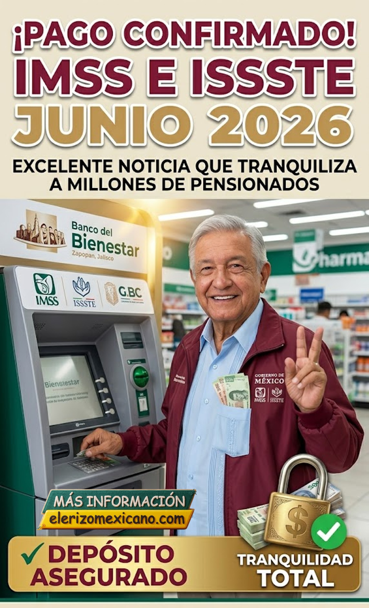 Pensión IMSS e ISSSTE Junio 2026: Aviso Oficial sobre la Próxima ...