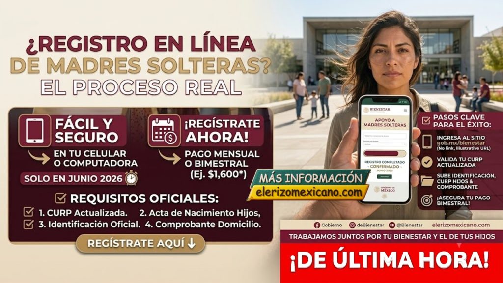 Registrate al Apoyo para Madres Solteras en Junio 2026: Proceso y ...