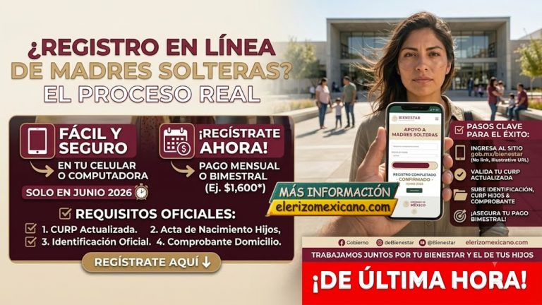 Registrate al Apoyo para Madres Solteras en Junio 2026: Proceso y ...