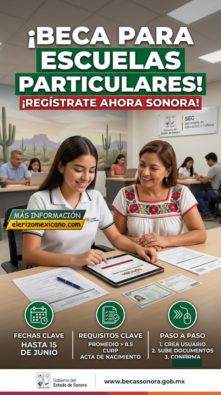 Convocatoria de Becas para Escuelas Particulares en Sonora: Fechas y ...