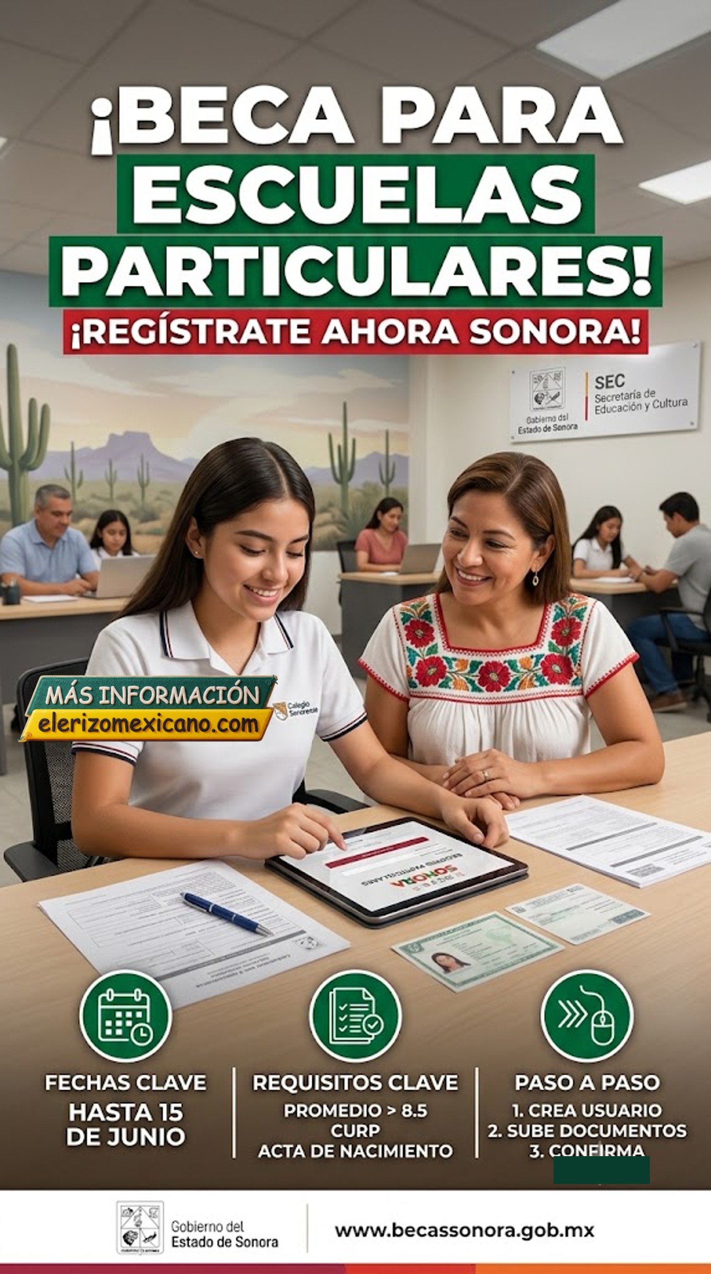 Convocatoria de Becas para Escuelas Particulares en Sonora: Fechas y ...