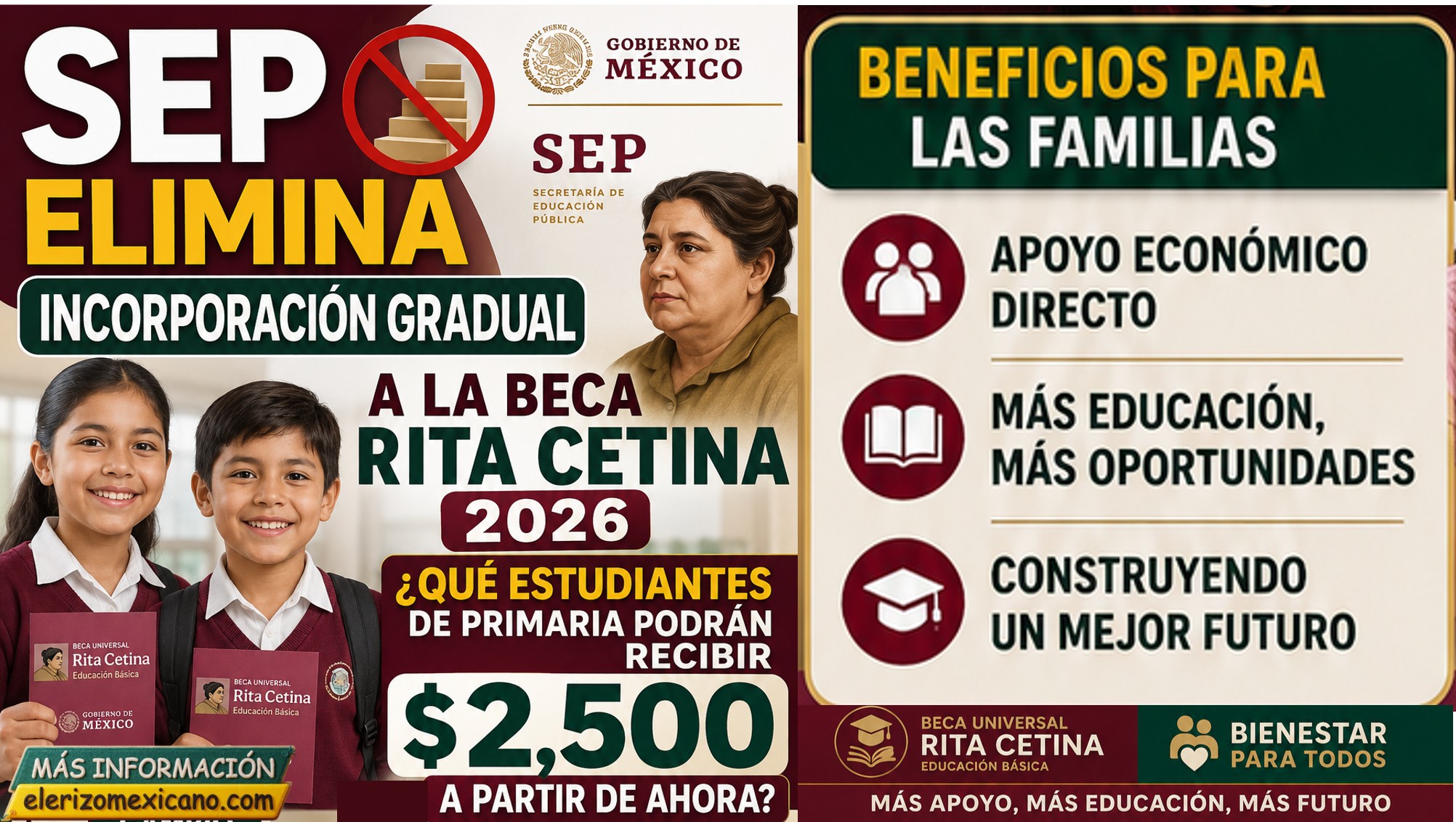 📰 El blog del Erizo Mexicano 🦔 6 Beca Rita Cetina 2026 tras el cambio anunciado por la SEP estos alumnos de primaria podran acceder al apoyo de 2 mil 500 pesos.jpg