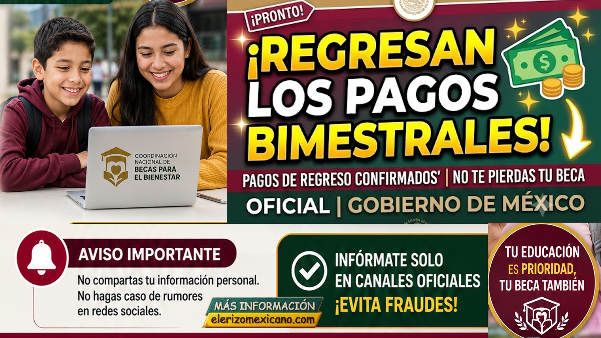 📰 El blog del Erizo Mexicano 🦔 3 Becas Bienestar cuando vuelven los pagos bimestrales tras las vacaciones y quienes recibiran el deposito.jpg